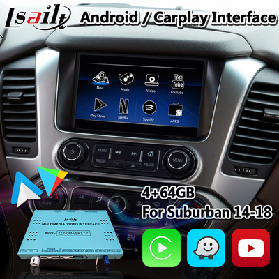 رابط چند رسانه ای Lsailt Android Auto Carplay برای شورلت حومه GMC تاهو