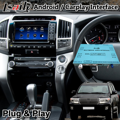 جعبه رابط چندرسانه‌ای Lsailt Android Auto Carplay برای Toyota Land Cruiser LC200 2013-2015