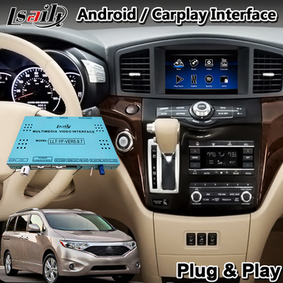 رابط تصویری ناوبری اندروید Lsailt برای Nissan Quest E52 با یوتیوب NetFlix Yandex Carplay