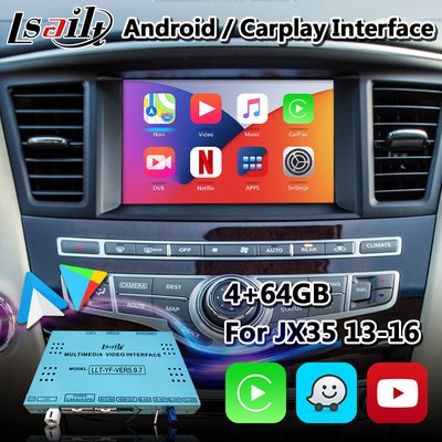 رابط کارپلی اندروید Lsailt برای Infiniti JX35 با ناوبری GPS بی‌سیم Android Auto