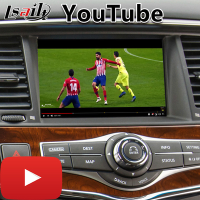 رابط ناوبری چند رسانه ای اندروید برای Infiniti QX80 با بی سیم Android Auto Carplay