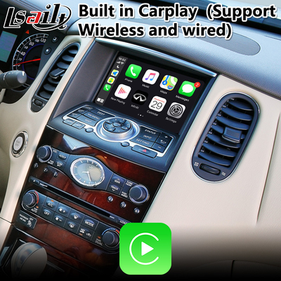 رابط ویدیویی چند رسانه ای اندروید Lsailt برای Infiniti EX35 با Wireless Carplay android auto