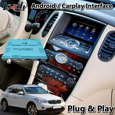 رابط ویدیویی چند رسانه ای اندروید Lsailt برای Infiniti EX35 با Wireless Carplay android auto