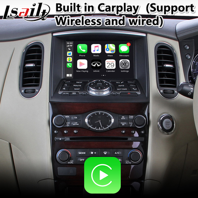 رابط کارپلی اندروید Lsailt برای Infiniti EX37 با ناوبری GPS NetFlix Yandex