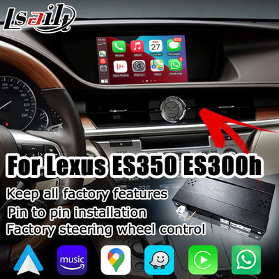 لکسوس ES ES350 ES250 ES300h ماژول جعبه آینه کاری صفحه نمایش خودکار اندروید کارپلی بی سیم Lsailt