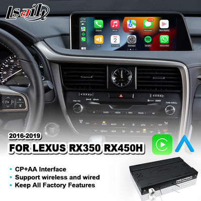 Lexus Carplay Android Auto Interface برای RX450H RX350 RX 350 کنترل ماوس 2016-2019