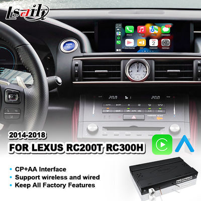 یکپارچه سازی OEM Carplay اندروید آٹو رابط برای لکسوس RC200T RC300H RC 200t 2014-2018