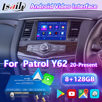 رابط ویدیویی چندرسانه‌ای اندروید Lsailt برای نسخه استرالیایی Nissan Patrol Y62 2020-Present